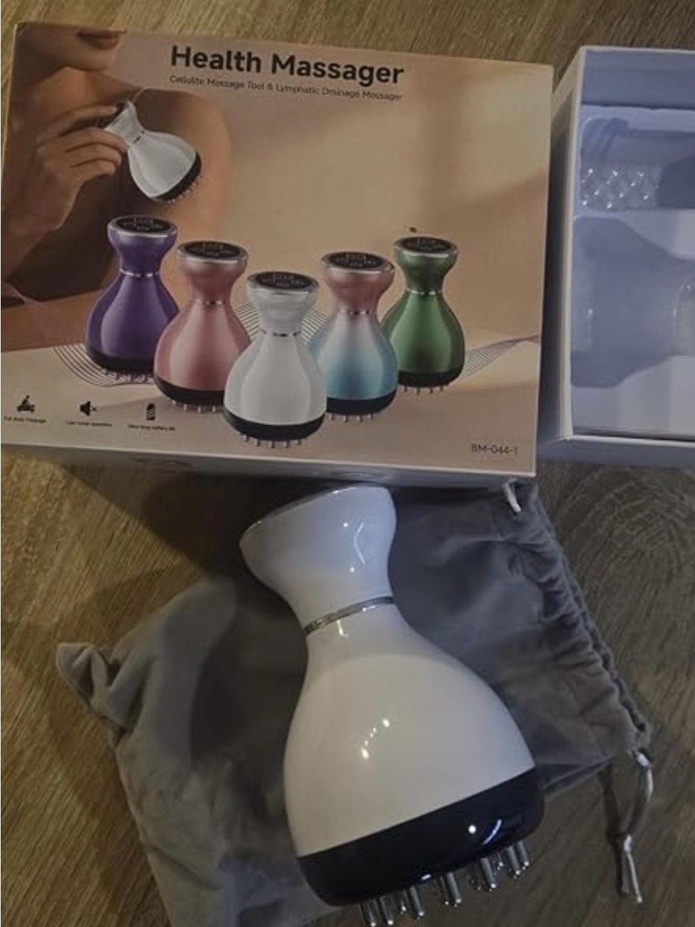 Health Massager Electric Scalp & Body Massager – White (Unbranded)